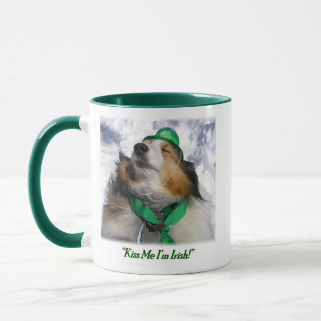 Beije-me, sou irlandês! Caneca (Esquerda)