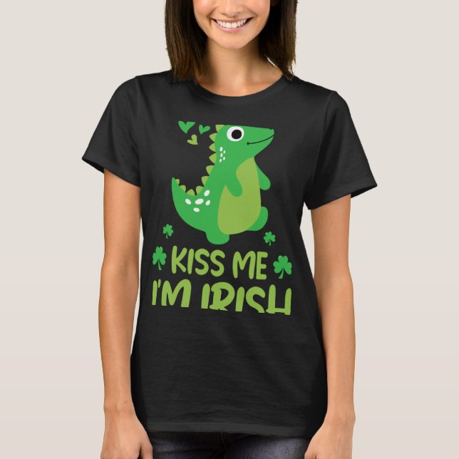 Beije-me, sou Rua de camisetas irlandesas. (Frente)
