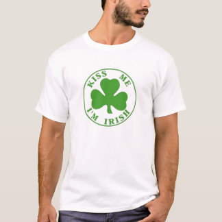 Beije-me t-shirt do irlandês Im