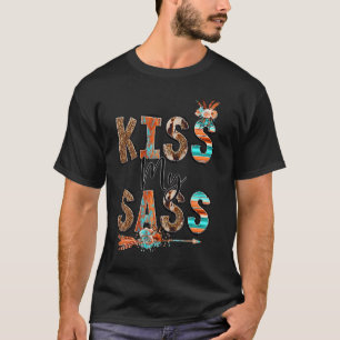 Beije minha camisa de bunda para mulheres Engraçad