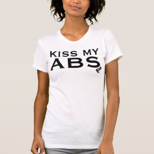 BEIJE o t-shirt do Racerback das MINHAS mulheres