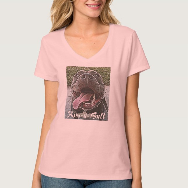 Beije um t-shirt do touro (Frente)