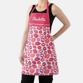 Beijo Lábios Apron