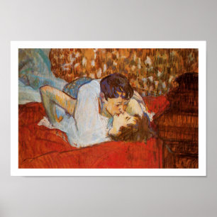 Beijo - Poster de Arte - Henri de Toulouse-Lautrec