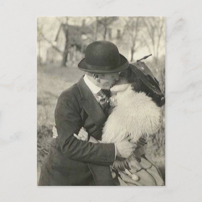 beijos com cartão postal (Frente)