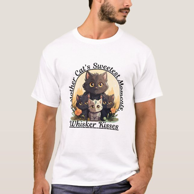 Beijos de Bigode – Camiseta Gráfica para Amantes d (Frente)
