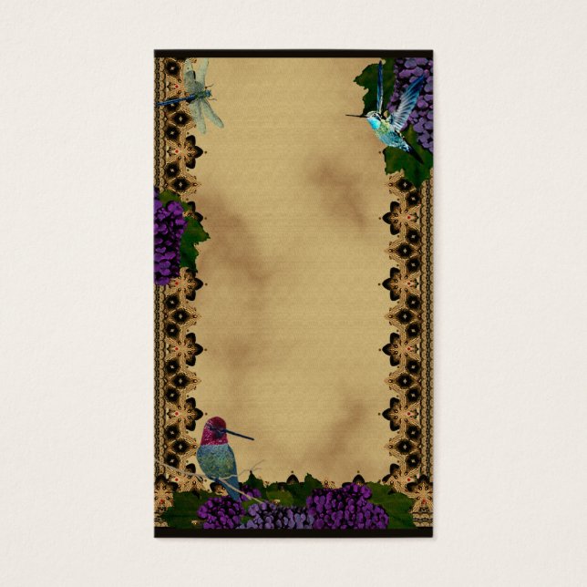 Beijos, Dragonfly e Uvas Vitorianas (Frente)