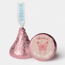 Beijos Hershey®'s Rosa Brilhante Quinceanera