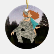 Beijos para enfeites de natal do pai