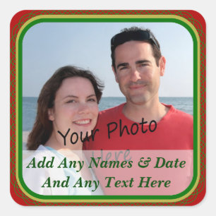 Beira do Natal para suas etiquetas da foto & do