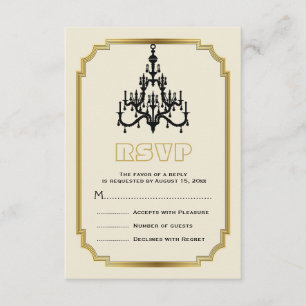 Beira RSVP wedding bege do candelabro e do art