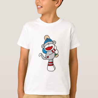Beisebol Do Macaco Sock Em Camisetas Bat e Present
