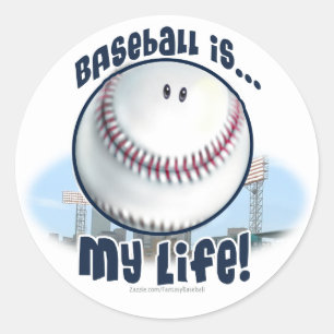 Beisebol é... minha vida. Adesivo