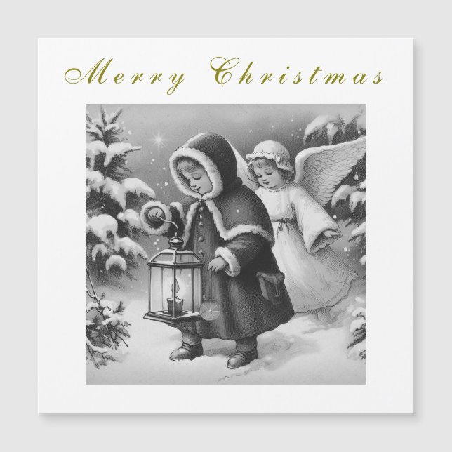 Bela Anjos de Natal Feriado  (Frente)