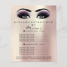 Bela Artista Makeup Salon Lashes Flyer Link Viole