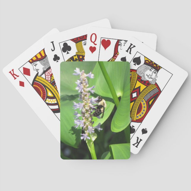 Bela Baralho de Cartas de Abelha (Verso)