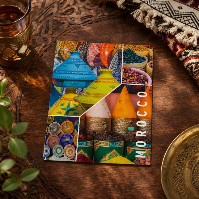 Bela Beleza Colorida de Marrakech Cartão Postal (Criador carregado)