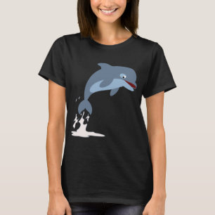 Bela Camiseta De Golfinhos, Encantadora De Diversã