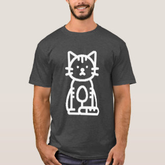 bela camiseta design zazzer o gato