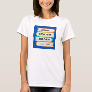 Bela camiseta feminina dos Livros Judeus