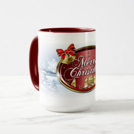 Bela caneca de café de Natal