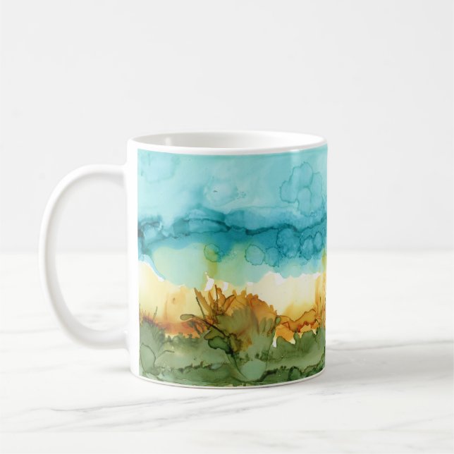 Bela Caneca de Tinta Alcoólica para Café (Esquerda)