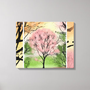 Bela Canvas Personalizável de Árvores