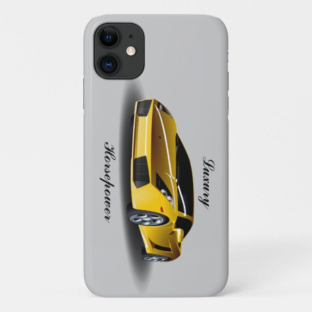 Bela capas de iphone de Carro Esportivo de Luxo (Verso)