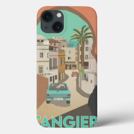 bela capas de iphone de pintura da cidade marroqui