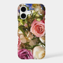 Bela Capinha Floral Orgânica para iPhone 17