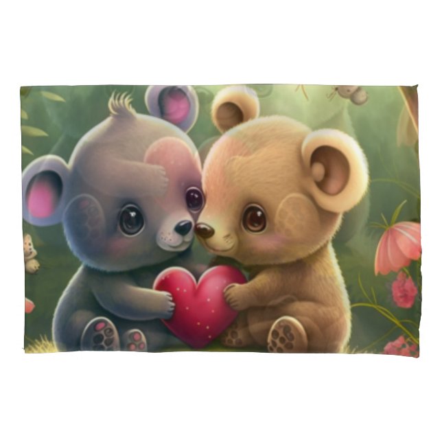 Bela caricatura de ursos (Frente)