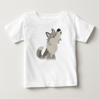 Bela Caricatura De Wolf Baby T-Shirt