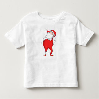Bela dança Santa Claus Natal Toddler T-shirt
