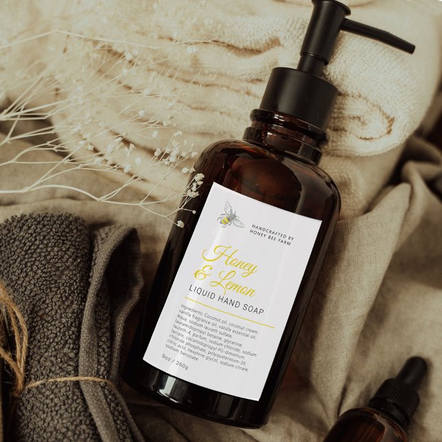 Bela de mel amarela, sabão líquido (Criador carregado)