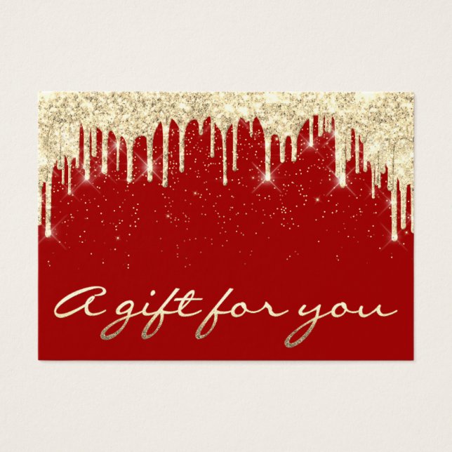 Bela de Natal Cabelo de Salão Dourado Confetti Ver (Frente)