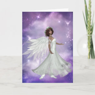 Bela Design de anjo 3 - Cartão de saudação