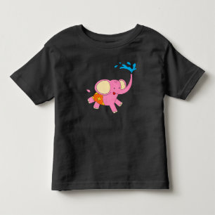 Bela Design de Elefante de Bebê Nervoso T-shirt To