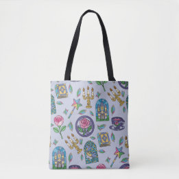 Bela e a Fera Livro Garota Bolsa Tote