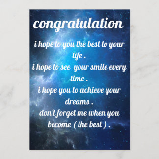 bela e melhor saudação de convite