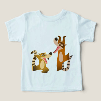 Bela Joyful Cartoon Coatimundis Baby T-Shirt