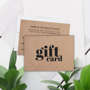 Bela Kraft Impressa Simples Moderna