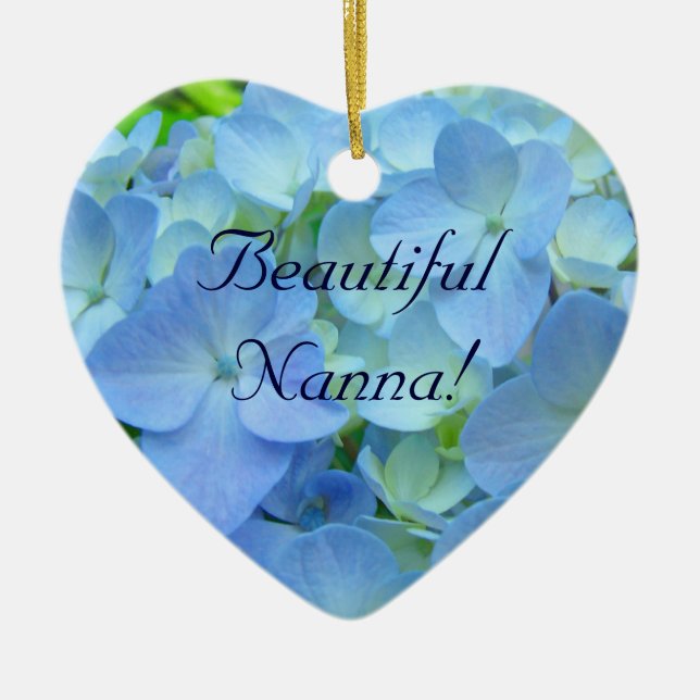 Bela Nanna! enfeites presentes Hortênsia Azul (Frente)