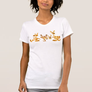 Bela peça de cartoon Kangaroos Mulheres T-Shirt
