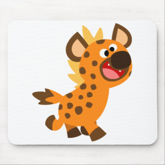 Bela pequena caricatura Hyena Mousepad