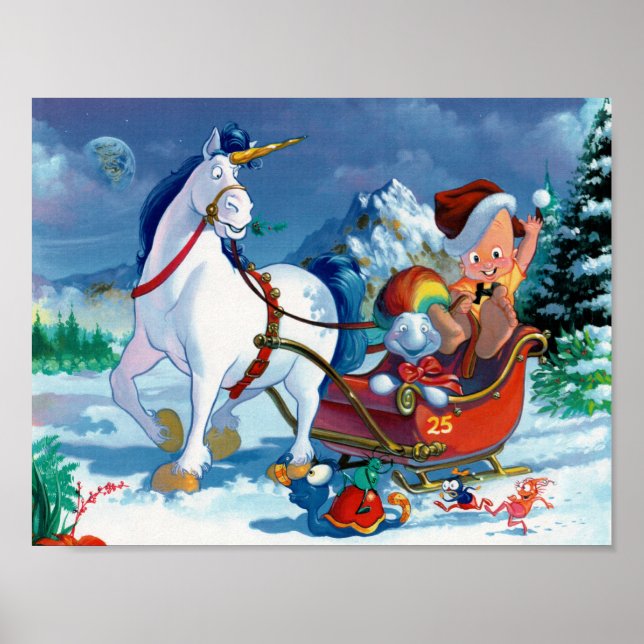 Bela poster de Natal (Frente)