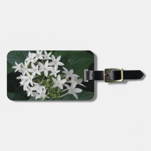 Bela Tag de Bagagem Personalizada de Flor Tropical