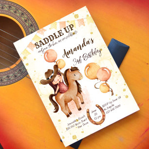 Bela vaquinha sela o convite de aniversário