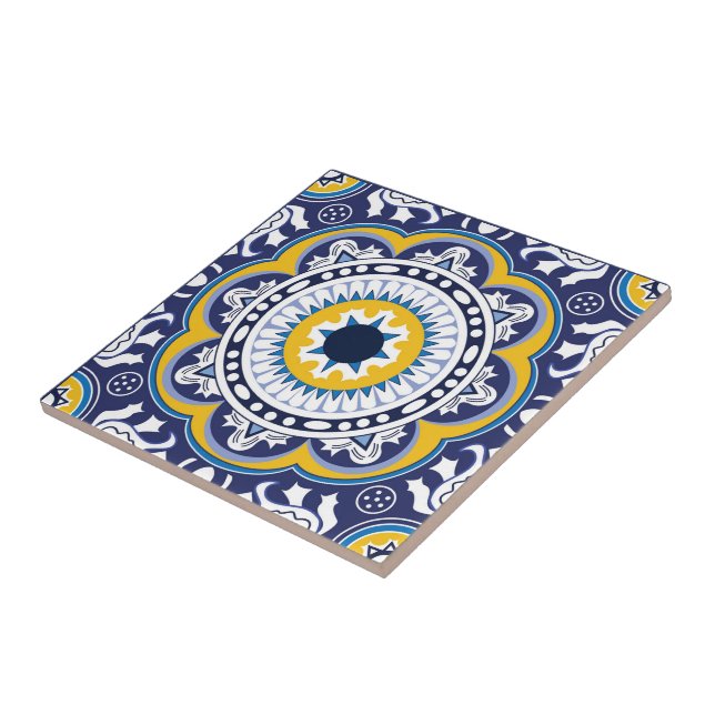 💙 💛 bela Vintage Mediterrânica Azulejos (Lateral)