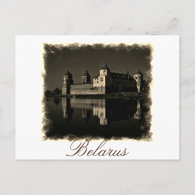 Belarus Castelo Mir Arquitetura Cartão Postal (Frente)