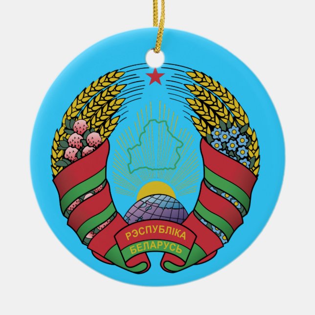 BELARUS*- enfeites de natal do costume (Frente)